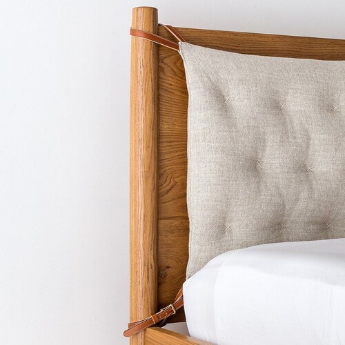 KING SIZE Tufted Linen Cushion for Headboard or Back Rest Etsy