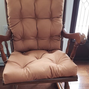 10 colors Two piece set Rocking chair cushion cotton canvas chair cushions