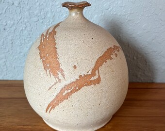 Vintage Abstract Studio Pottery Jacob Preston Vase