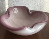 Gorgeous Mid Century Italian Murano Controlled Bubble Bowl