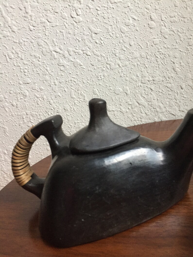 Stunning Modernist Studio Pottery Stoneware Tea Set Pot Cups