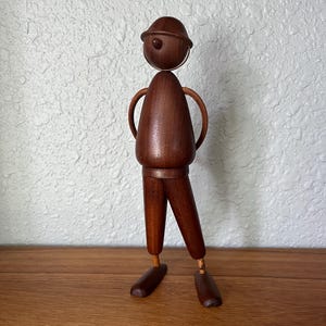 Very Rare Mid Century Chris Vejle Denmark Teak Sculpture
