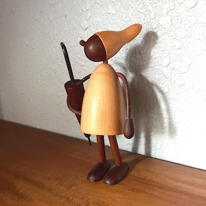 Very Rare Mid Century Chris Vejle Denmark Teak Sculpture
