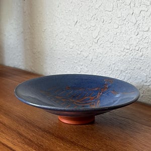 Mid Century Vintage Abstract Studio Pottery  Bowl Signed