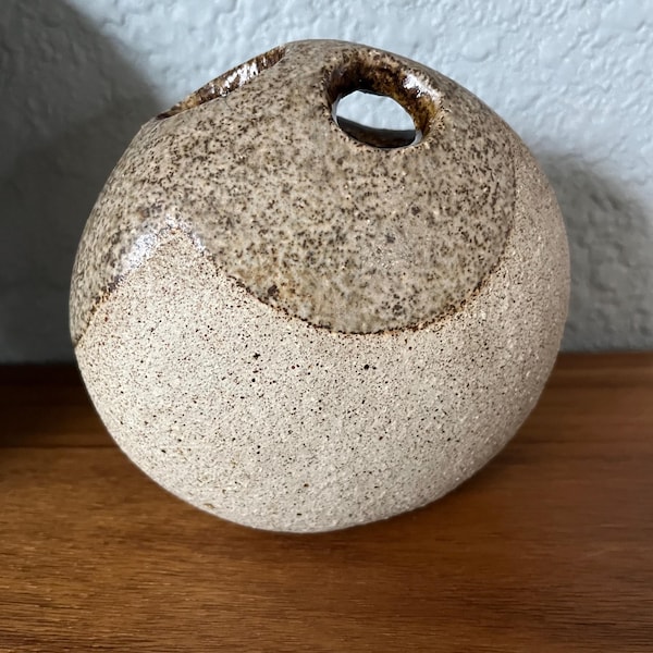 Rare Modernist Jane Parshall Studio Pottery Stoneware Sculpture