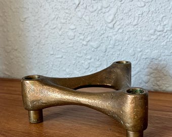 Four Stoff Nagel Candle Holders Vintage 1960s Modular Triangle Set