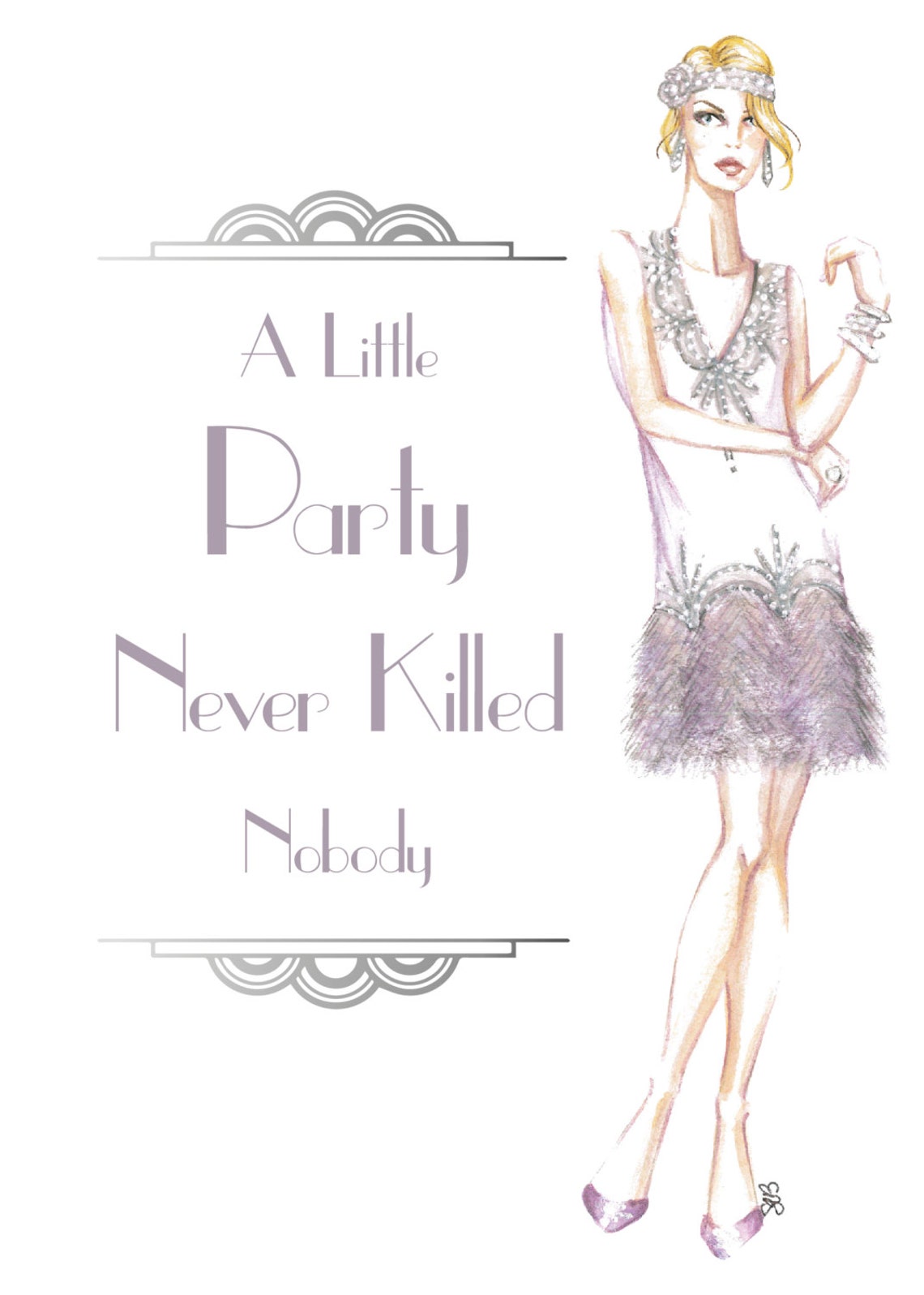 A Little Party Never Killed Nobody Digital Party Invited Etsy