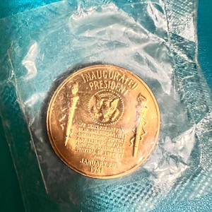 1961 US Mint John F Kennedy Inaugural Coin