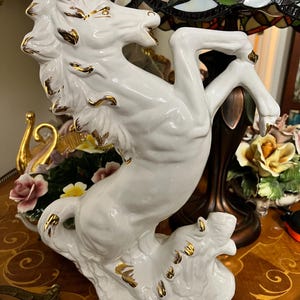 Vintage Ceramic Horse Figurine