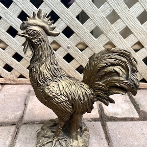 Antique Rooster Statue