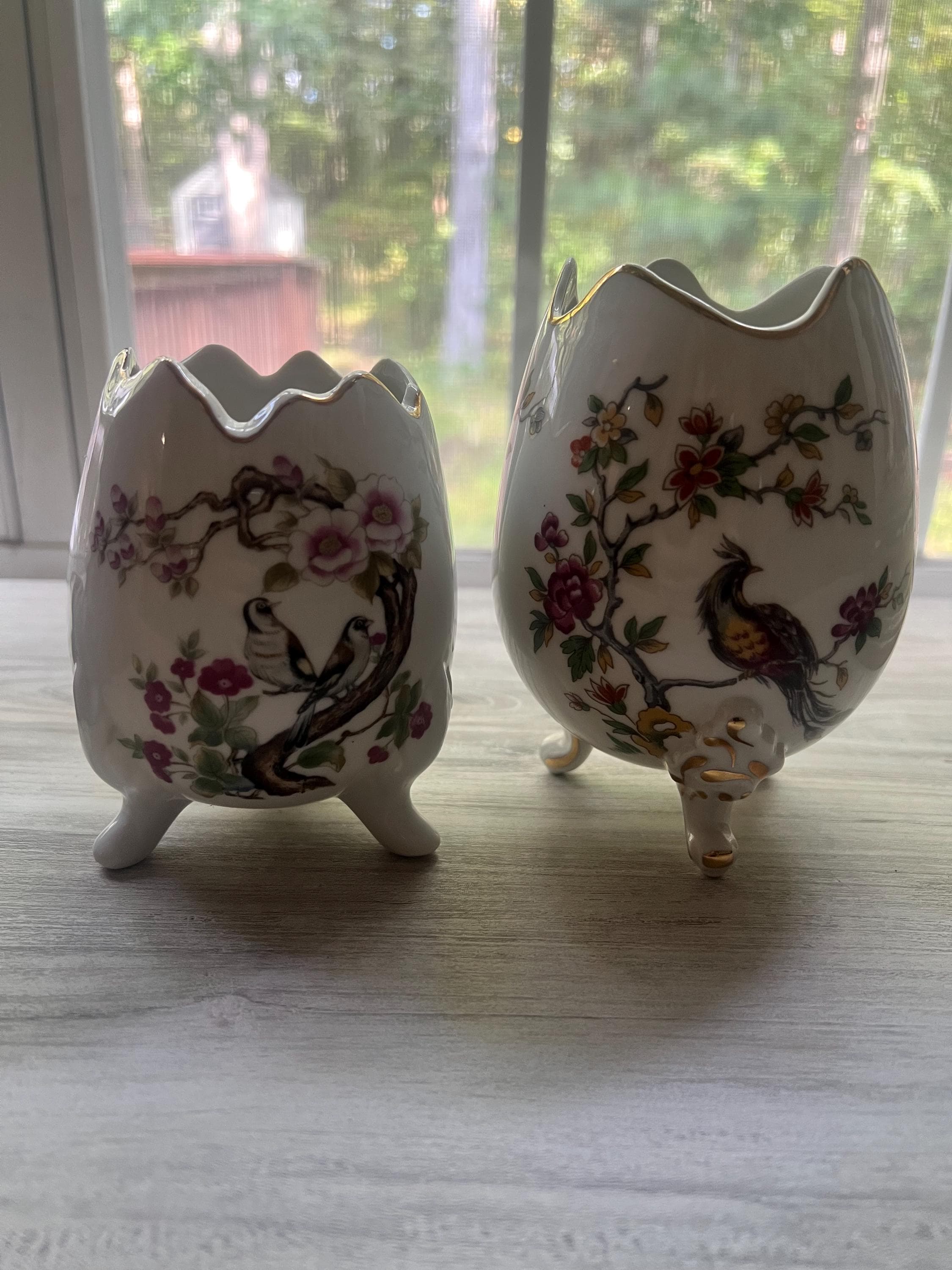 Limoges Egg Vase - Etsy