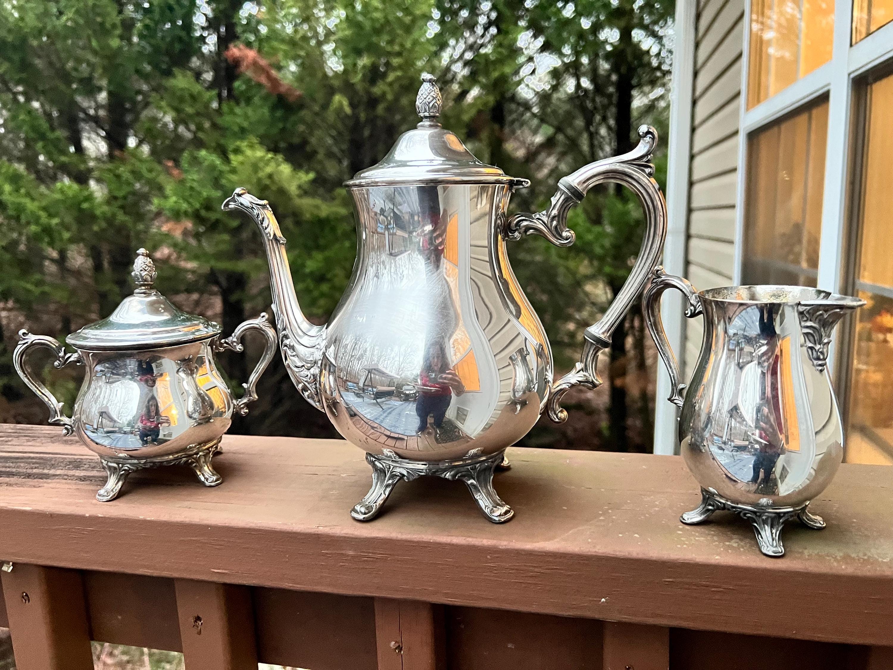 Silver Tea Coffee Set Rogers - Etsy