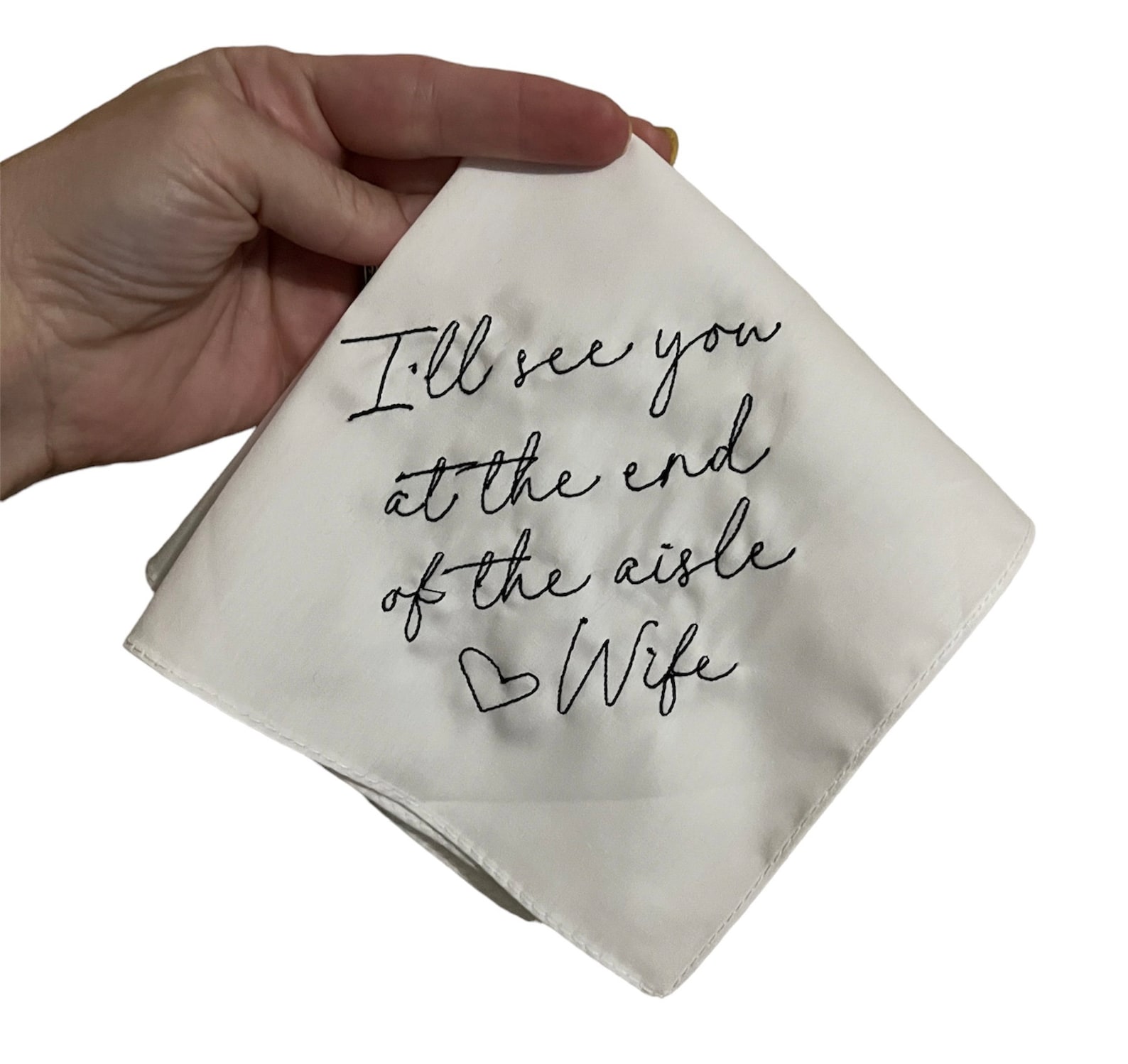 Browse personalized wedding handkerchiefs on Etsy