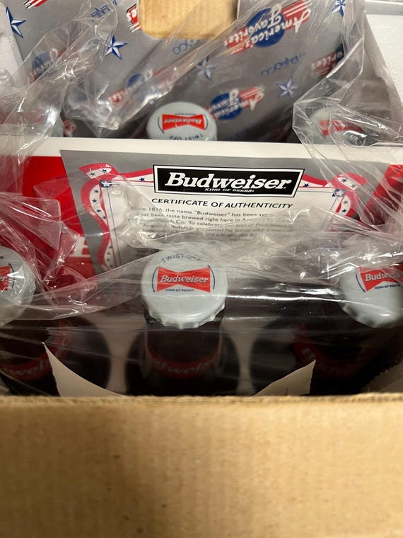 Vintage Budweiser Cookie Jar in Original Packaging - Etsy