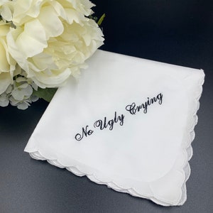 Set of 10 No Ugly Crying Handkerchiefs