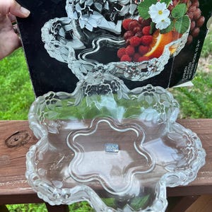 Mikasa Crystal 9” Carmen SA510/258 Serving Bowl Made in West Germany in Box