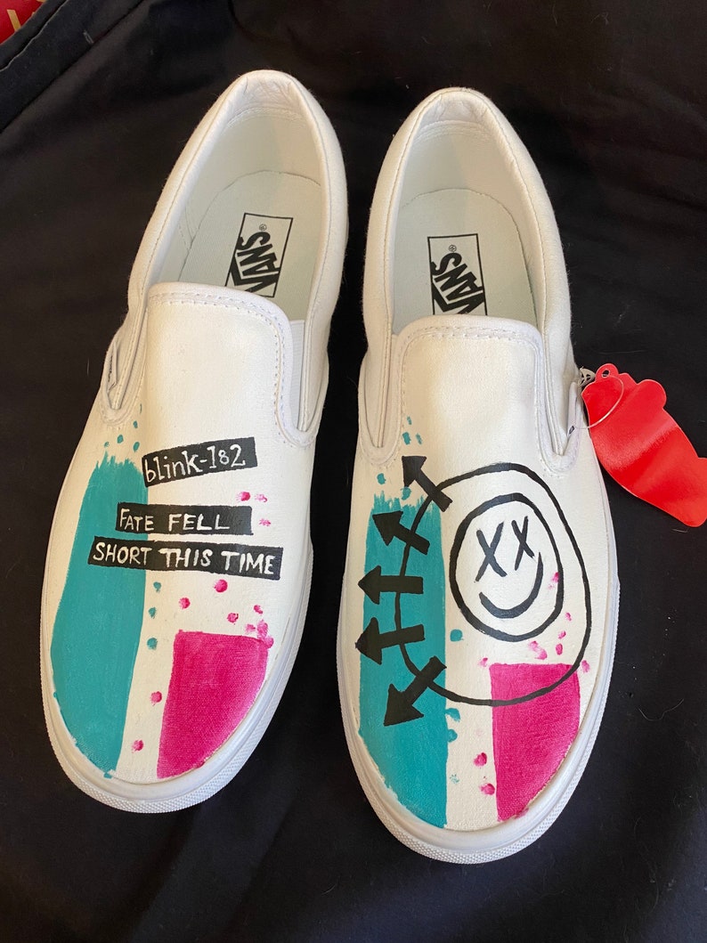 Blink 182 Shoes | Etsy