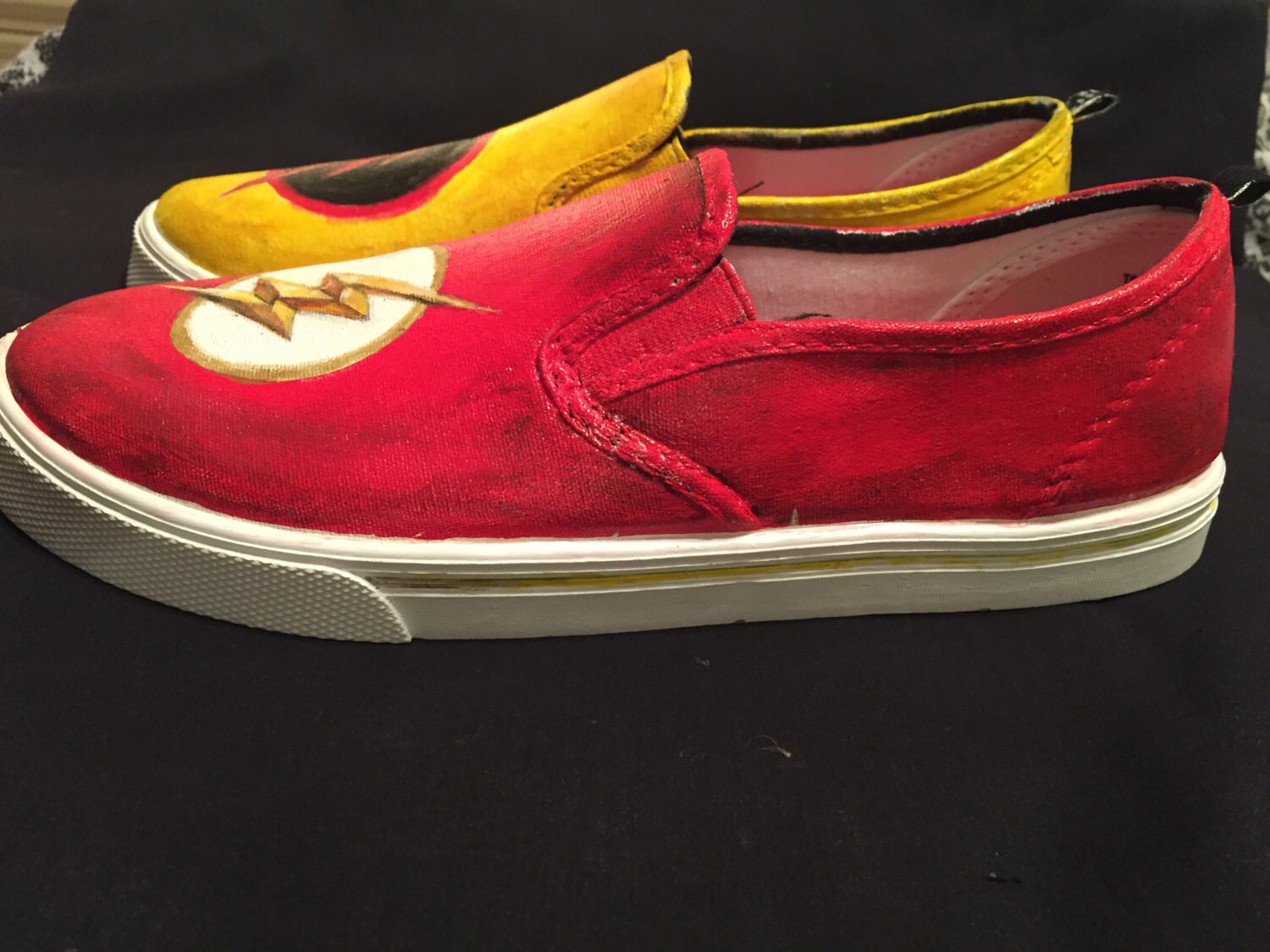 The Flash / Reverse Flash Shoes Etsy UK