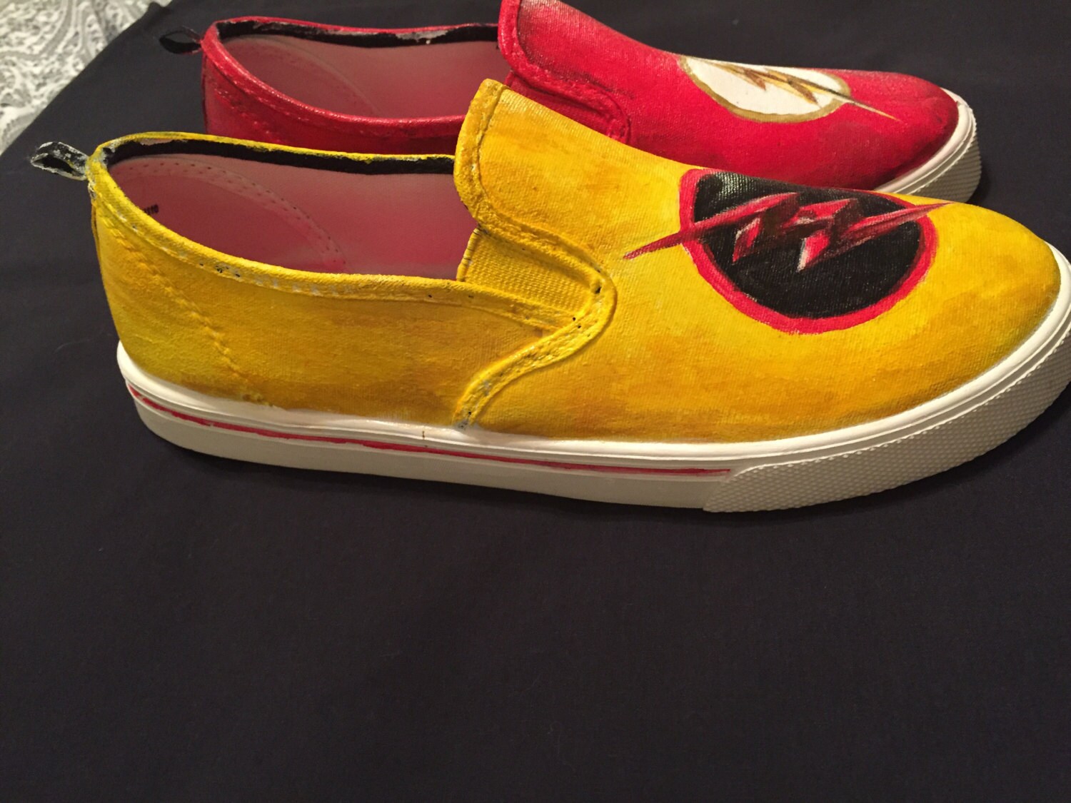 The Flash / Reverse Flash Shoes Etsy