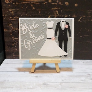 Bride & Groom-Wedding card-Congratulations-Happily Ever After greeting card