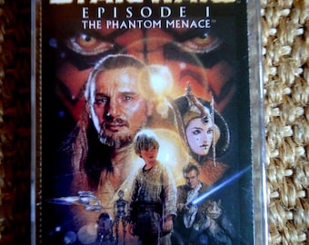 New! NIP vintage STAR WARS Episode 1 The Phantom Menace original motion picture soundtrack cassette tape, John Williams