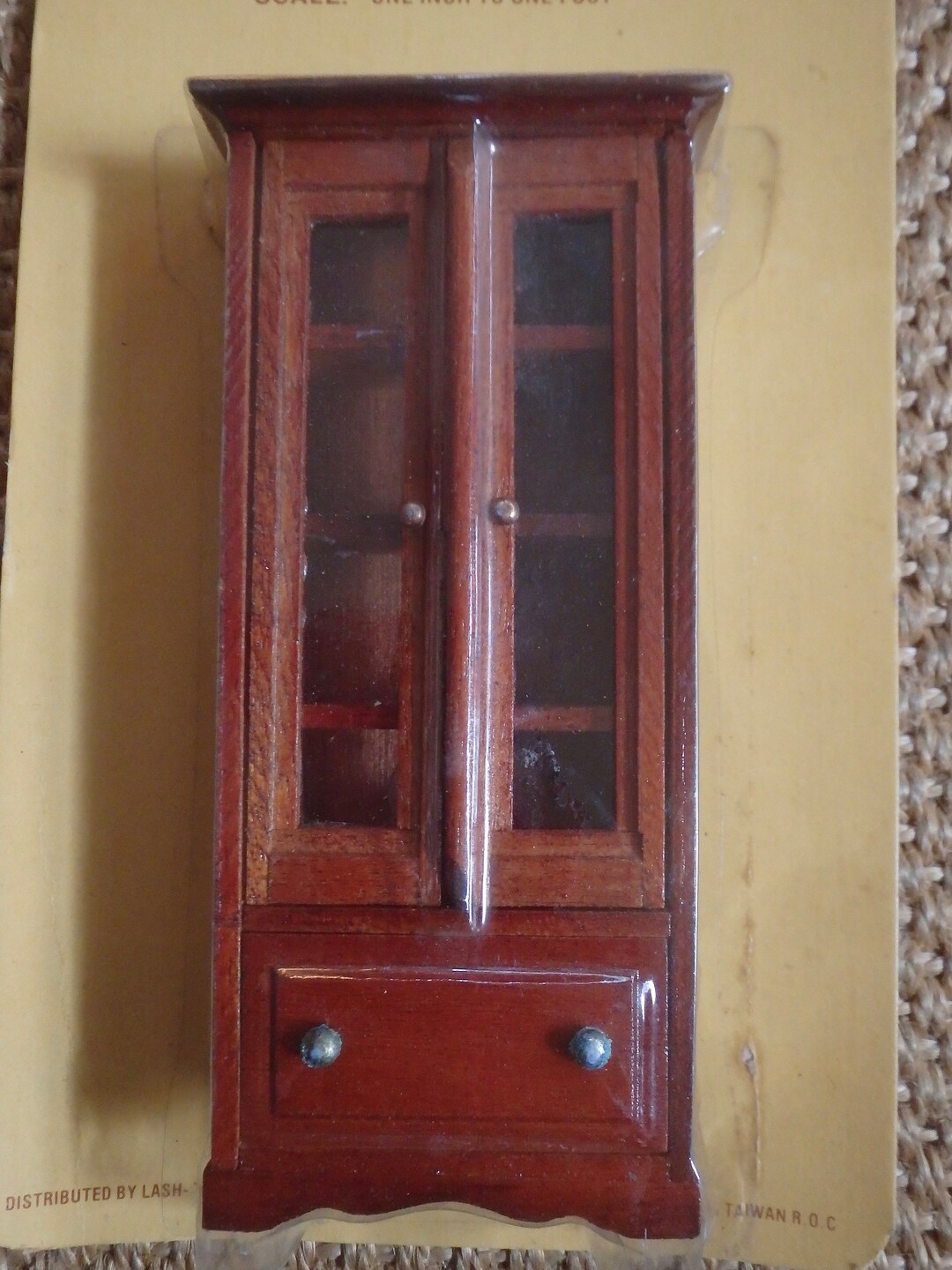 Vintage Toys r Us Wood Doll House Furniture Hutch Etsy