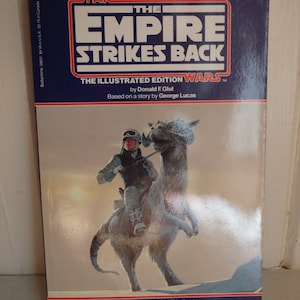 STAR WARS The Empire Strikes Back 1980 First Edition book by Donald F. Glut illustrated by Ralph McQuarrie New unread condition