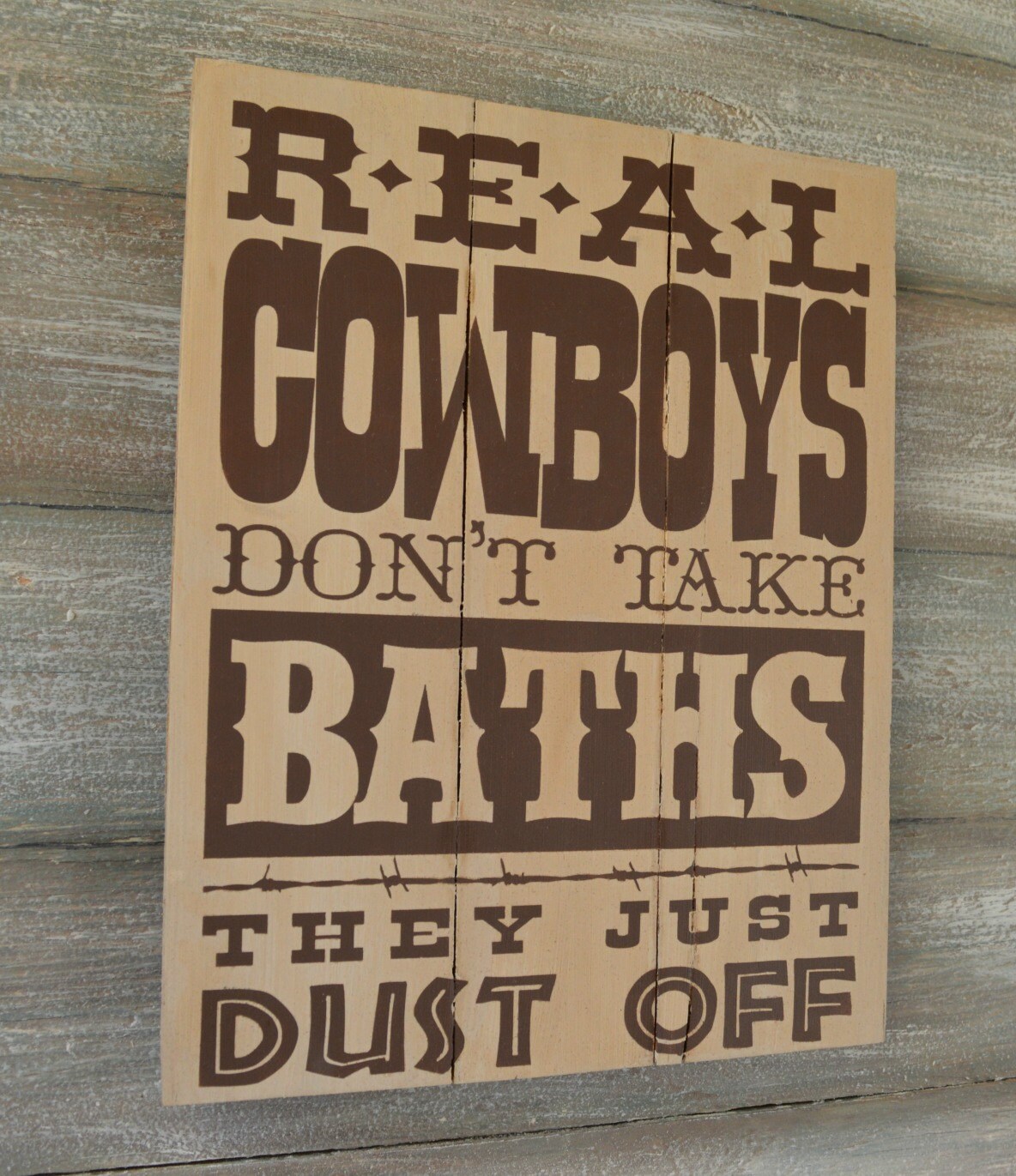 Decoración de baño vaquero Cowboys Don't Tome baños | Etsy