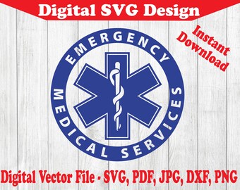 Download Star Of Life Svg Etsy