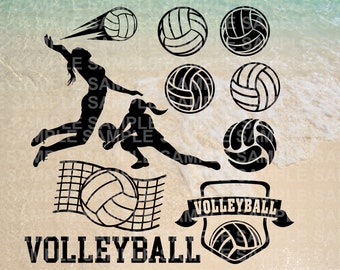 Download Volleyball Svg Design Etsy