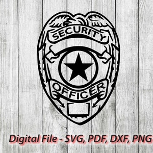 Security Officer Small Shield Badge