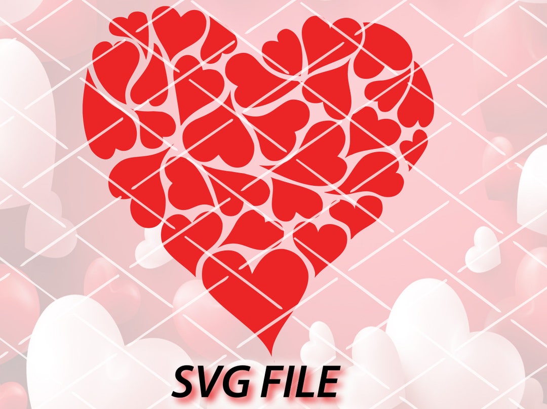 Heart Valentine SVG, Cricut Silhouette Cut File (digital Download) - Etsy