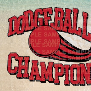 Dodgeball Champion Svg File - Svg Sports Design - Clipart - Vector - For Cricut For Silhouette