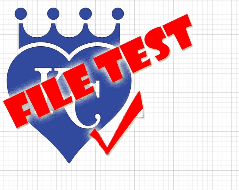 Download Royals KC Heart & Crown SVG Simple 1 Color 2 Color Layered ...