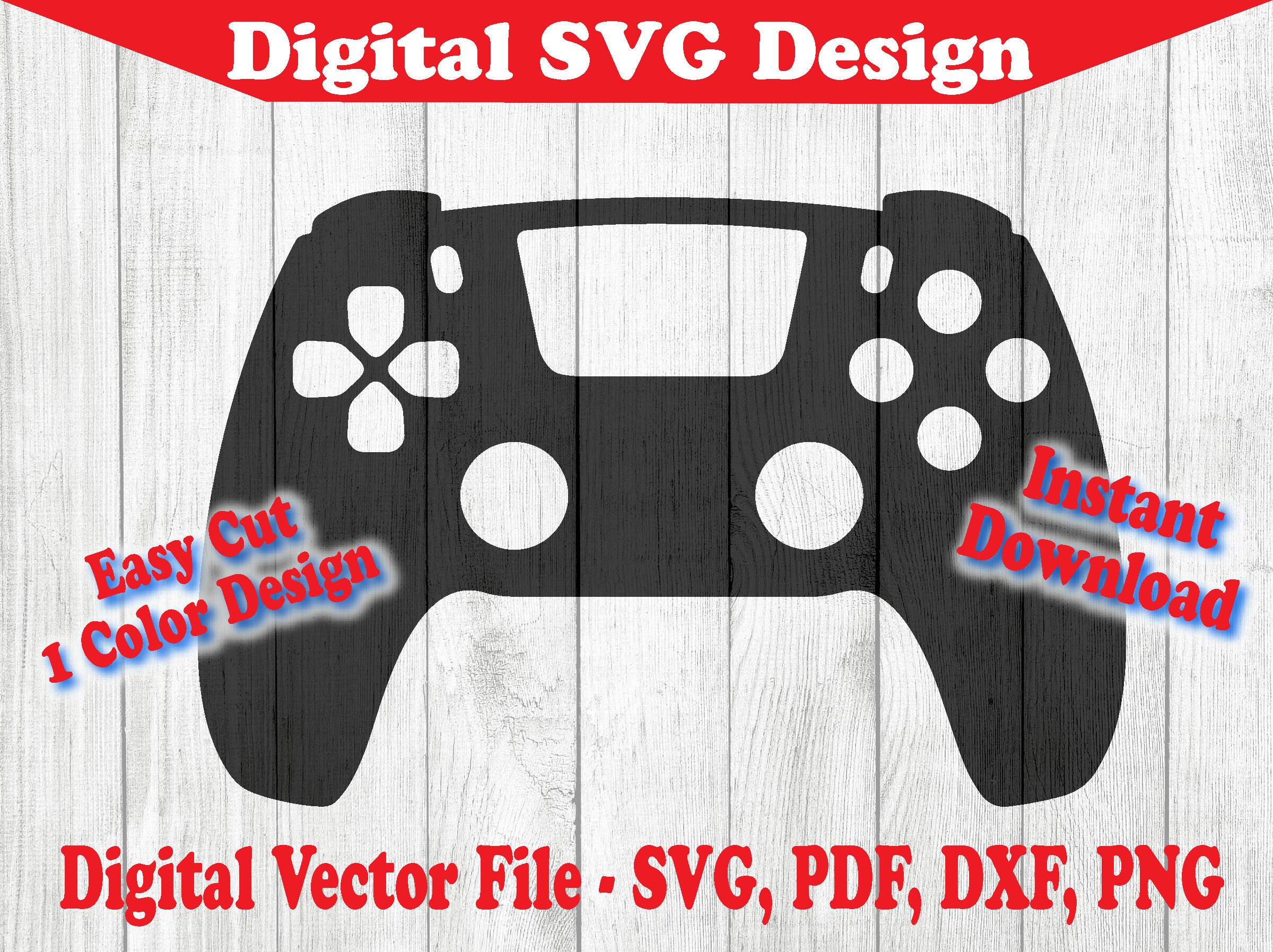 PS5 GAME CONTROLLER SVG Gamer Svg Video Games Svg Cricut 