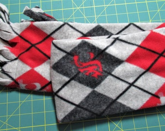 Fleece Scarf Made with WSU Cougars Fleece Fabric