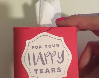 For Your Happy Tears Tissue Box - Etsy