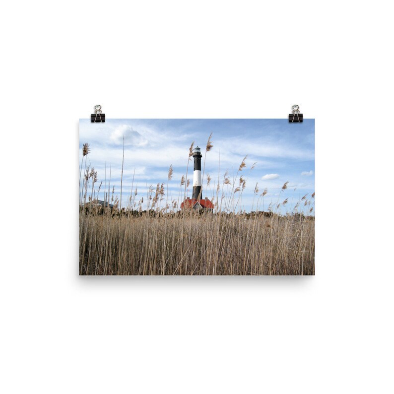 Art Photography Print, Landscape Wall Art, Lighthouse, Nautical Print, Long Island, New York, Fire Island image 6