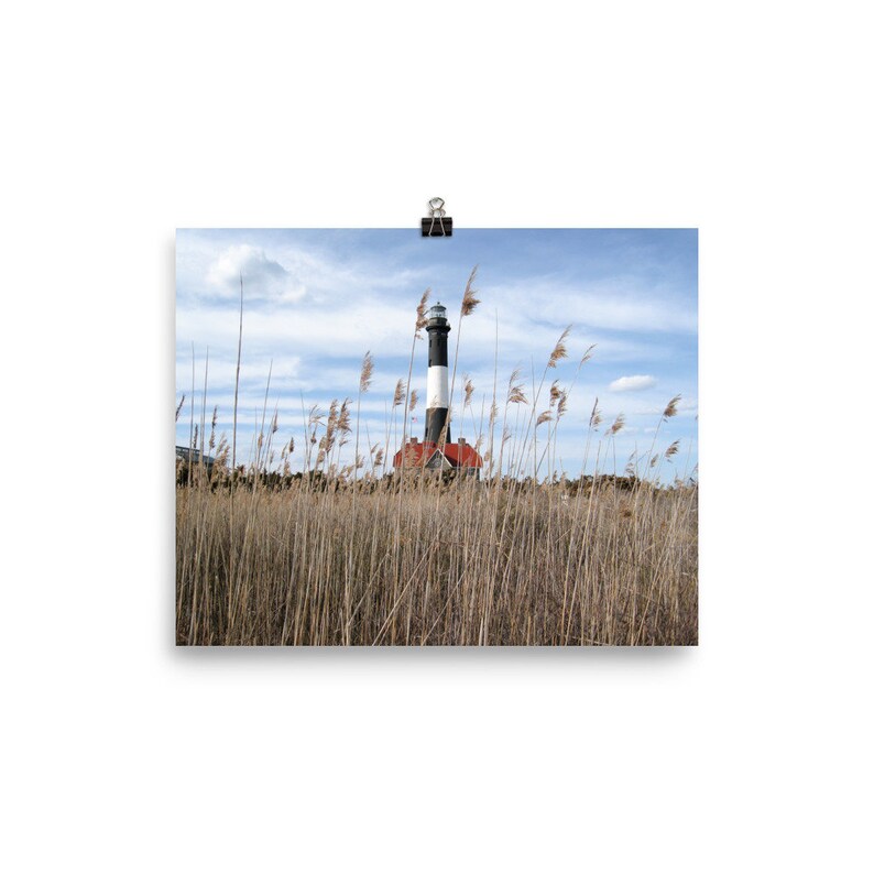 Art Photography Print, Landscape Wall Art, Lighthouse, Nautical Print, Long Island, New York, Fire Island image 3