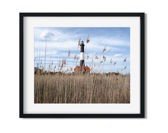 Art Photography Print, Landscape Wall Art, Lighthouse, Nautical Print, Long Island, New York, Fire Island
