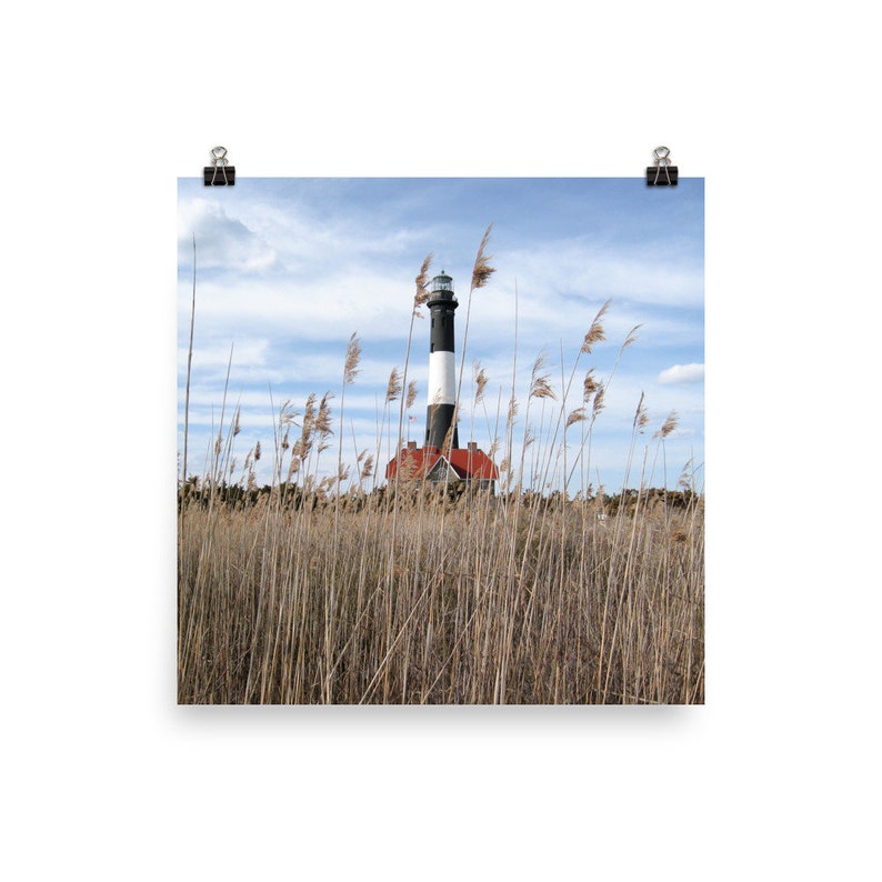 Art Photography Print, Landscape Wall Art, Lighthouse, Nautical Print, Long Island, New York, Fire Island image 4