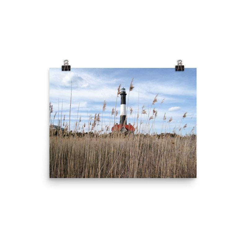 Art Photography Print, Landscape Wall Art, Lighthouse, Nautical Print, Long Island, New York, Fire Island image 5