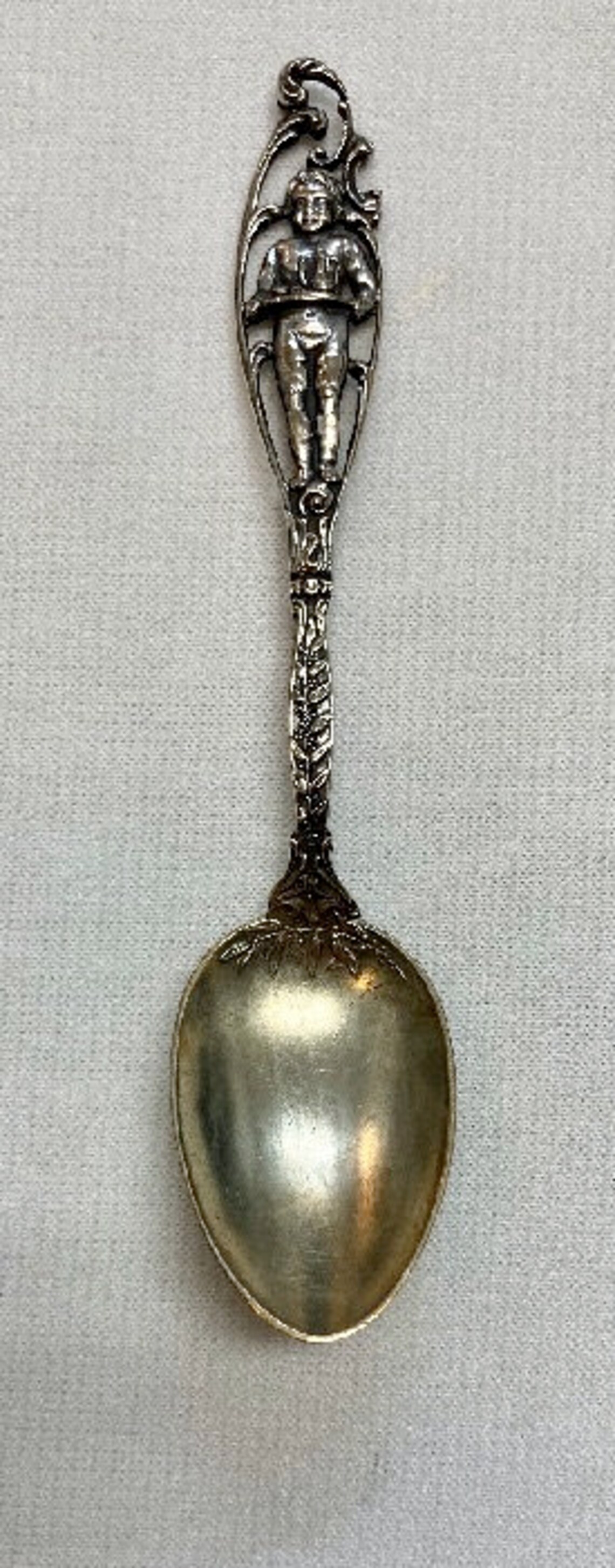 Sterling Silver Demitasse Spoon Labors of Cupid Etsy