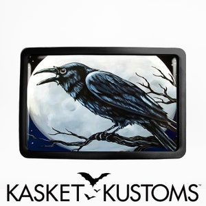 Raven Belt Buckle - Gothic Halloween Crow Men Women Belt Buckle - 97