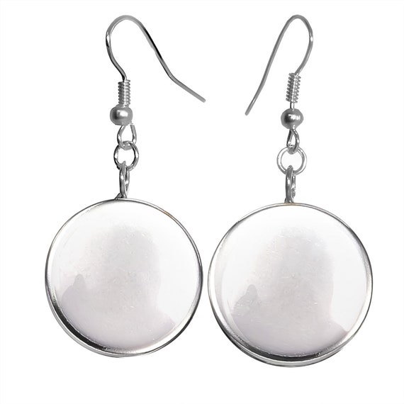 Midir&Etain Orecchini In Argento Sterling 925 Con Simbolo Tripla Luna E Conchiglia Abalone - Gioiello Pagano Wiccan - 2