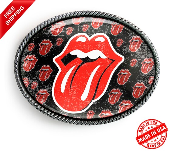 Rolling Stones Belt Buckle Classic Rock Album Art Oval - Etsy