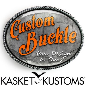 Custom Resin Belt Buckle - Personalized Image Design Antique Silver Oval Belt Buckle