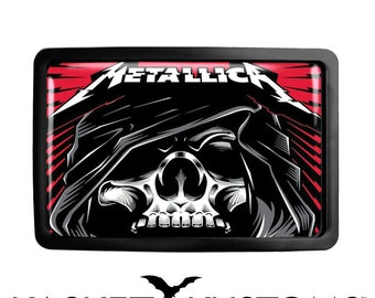 Metallica Belt Buckle - Heavy Metal Music Rectangle Belt Buckle - 676-2