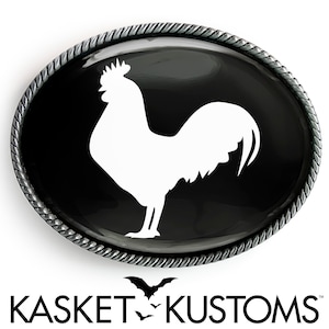 Cocky Belt Buckle -Rooster Buckle - Handmade Buckle - Unisex Accessory Gift - 755