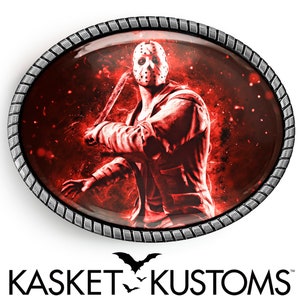 Friday the 13th Belt Buckle - Jason Slasher Horror Film Belt Buckle - 940